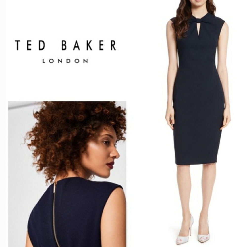 Ted Baker Kezzia Bow Neck Bodycon dress